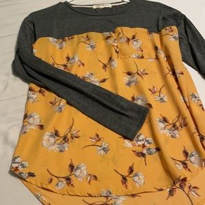 Long Sleeve Floral Shirt